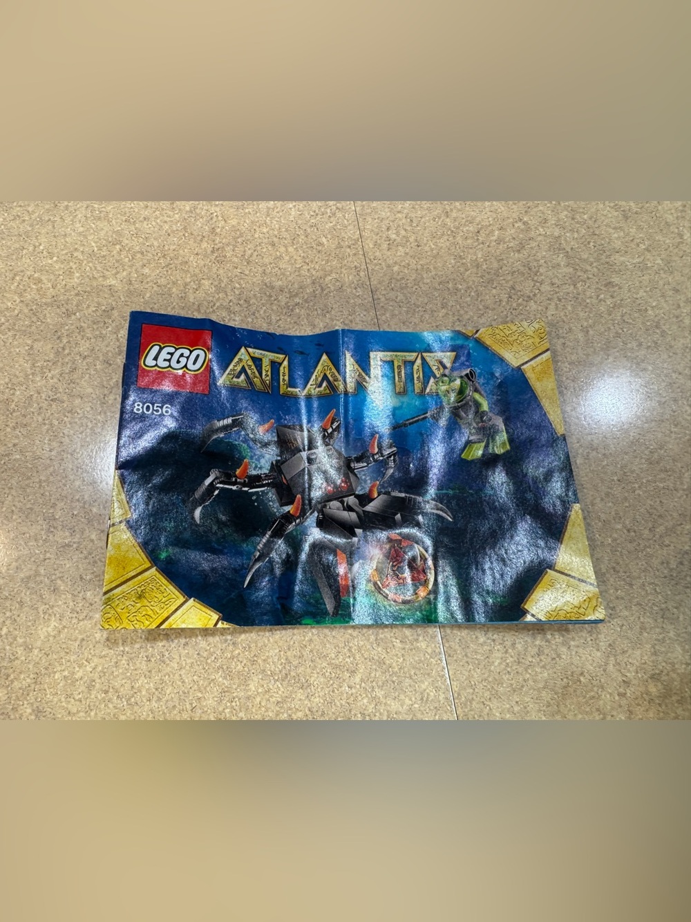 The product is a LEGO instruction manual for set number 8056
